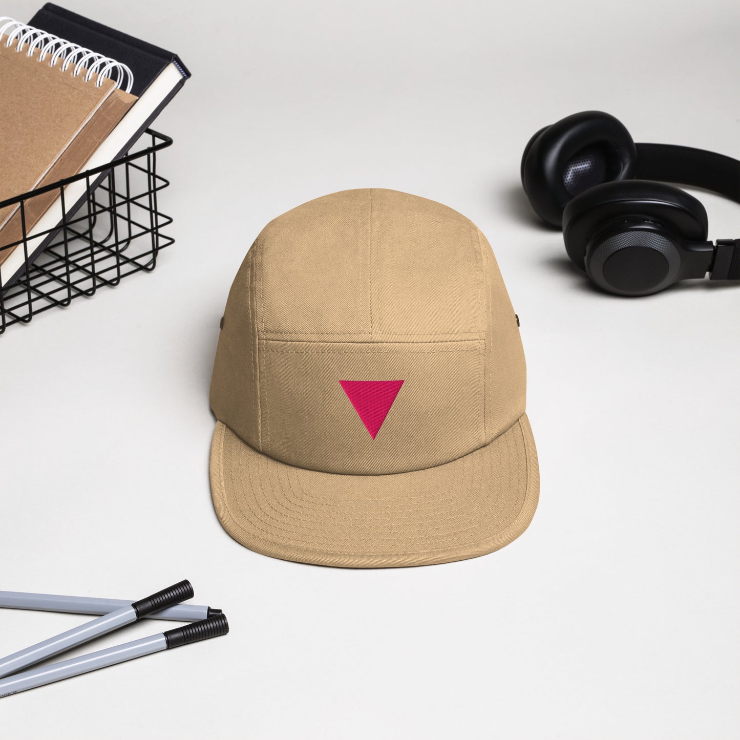 pink triangle hat