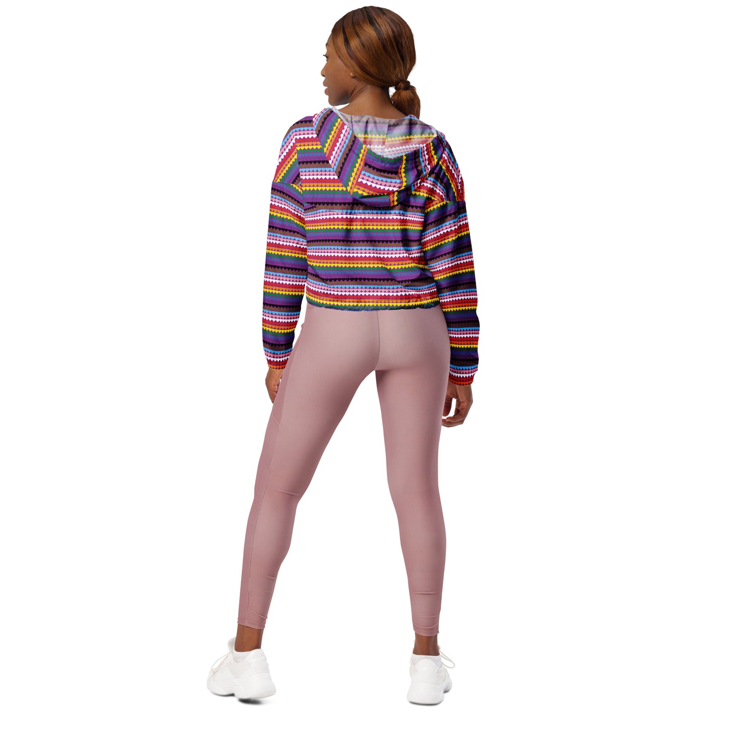 lgbtq womens cropped top windbreaker, lgbtq Women’s cropped windbreaker, gay pride womens cropped windbreaker, queer pride cropped jacket, queer womens cropped windbreaker