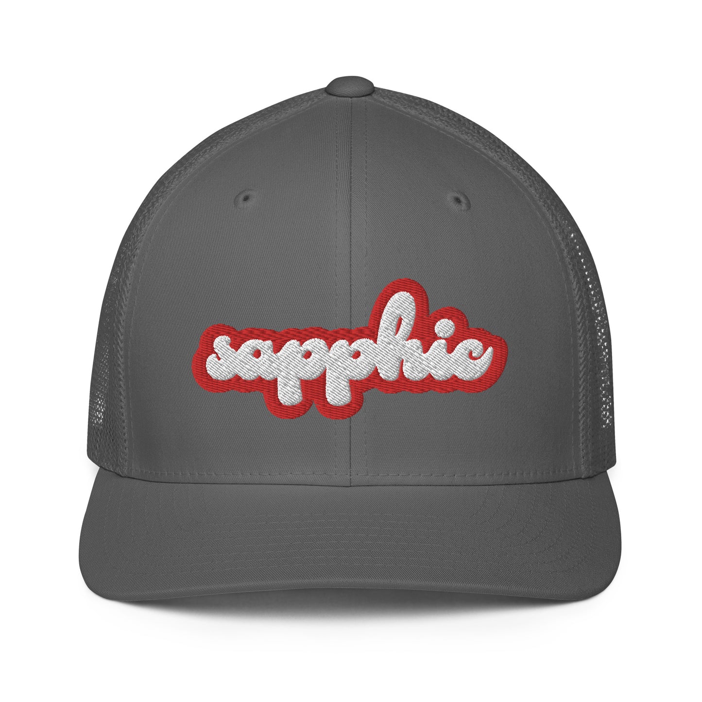 sapphic hat, sapphic trucker hat, lesbian sapphic hat