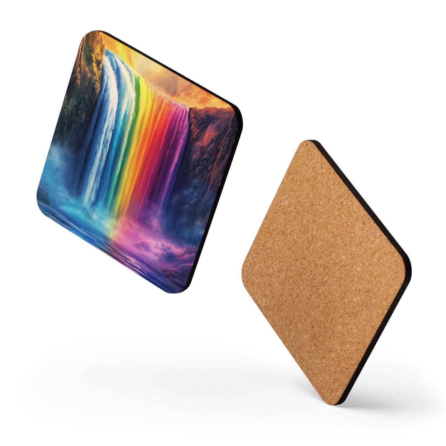 rainbow waterfall coaster