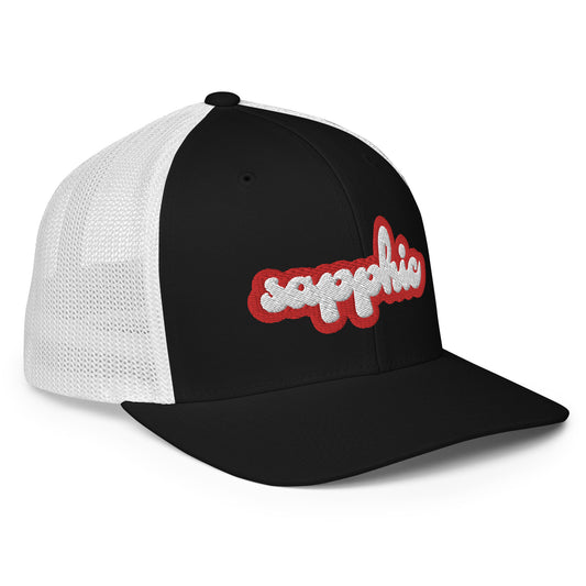 sapphic hat, sapphic trucker hat, lesbian sapphic hat