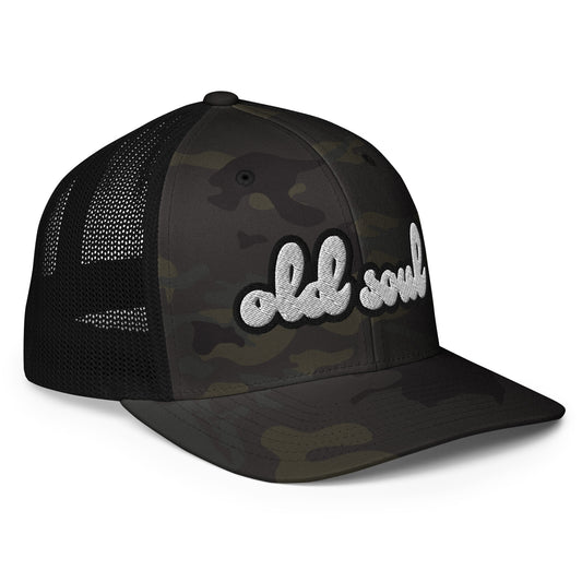 old soul trucker cap, old soul logo hats, old soul products for old souls