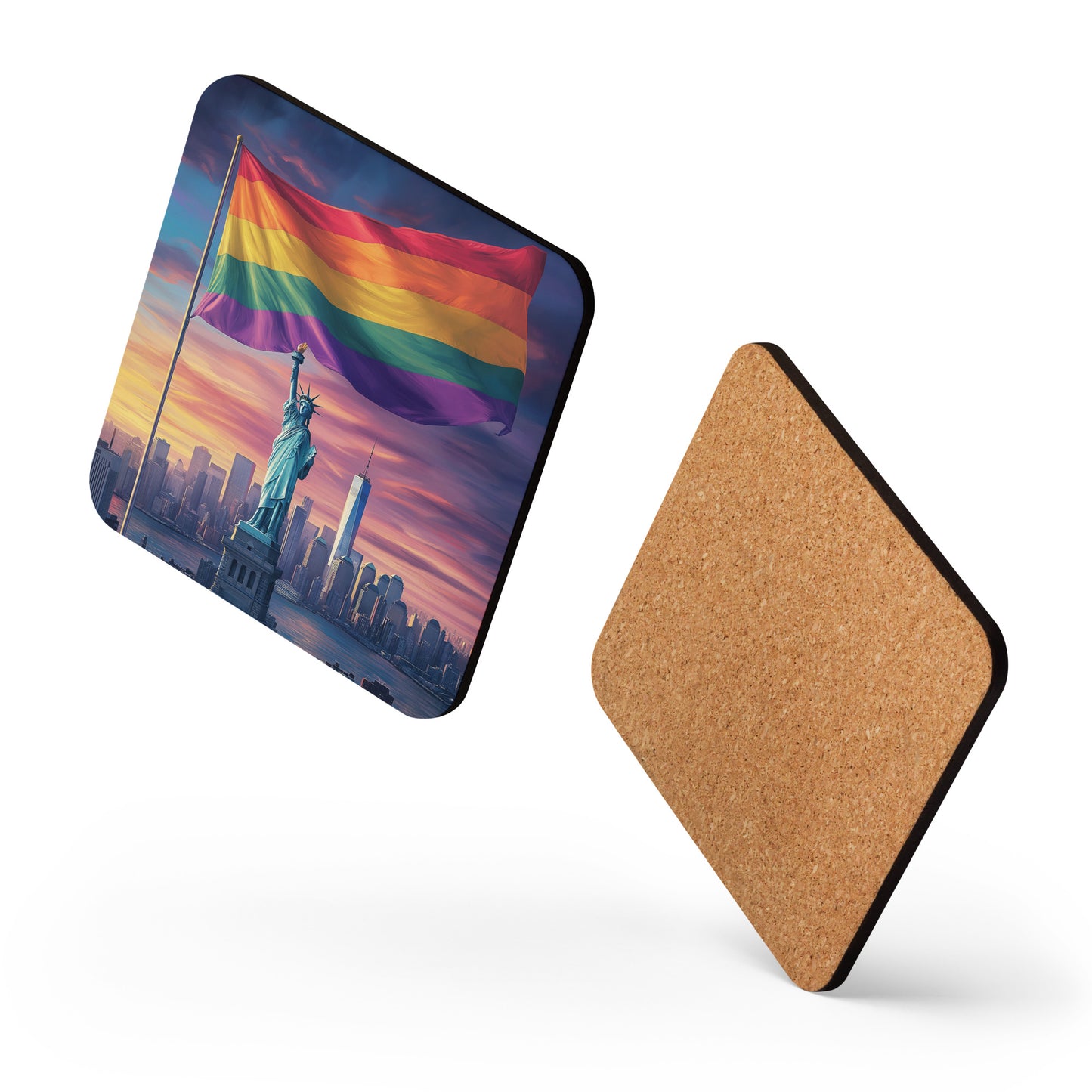 nyc gay pride coaster, gay pride coasters, new york city gay pride 