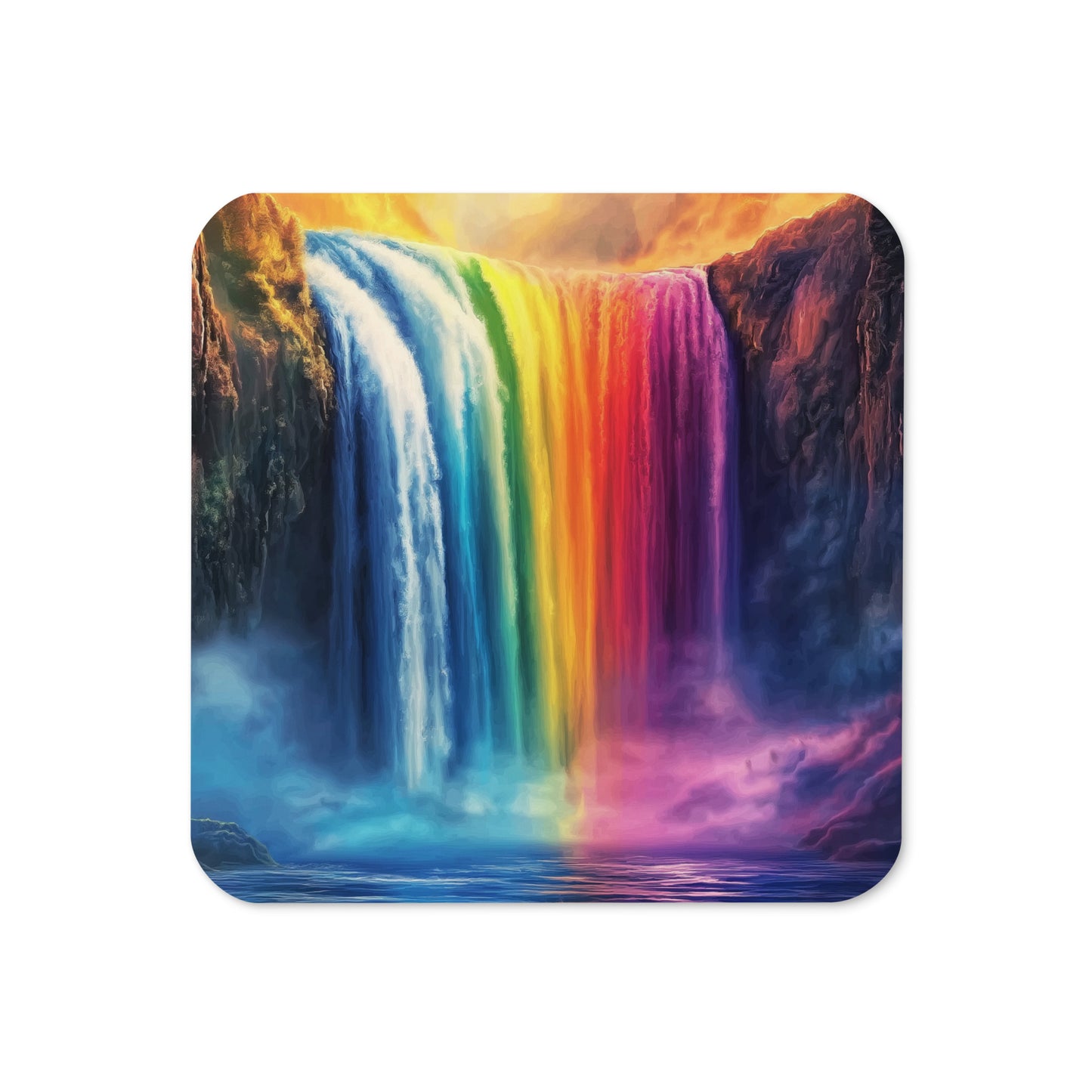 rainbow waterfall coaster