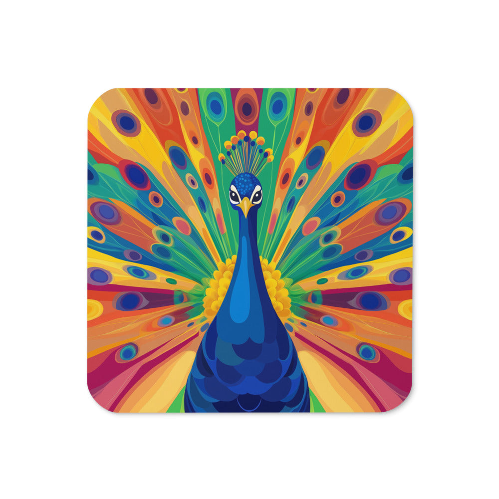 peacock gay pride coaster