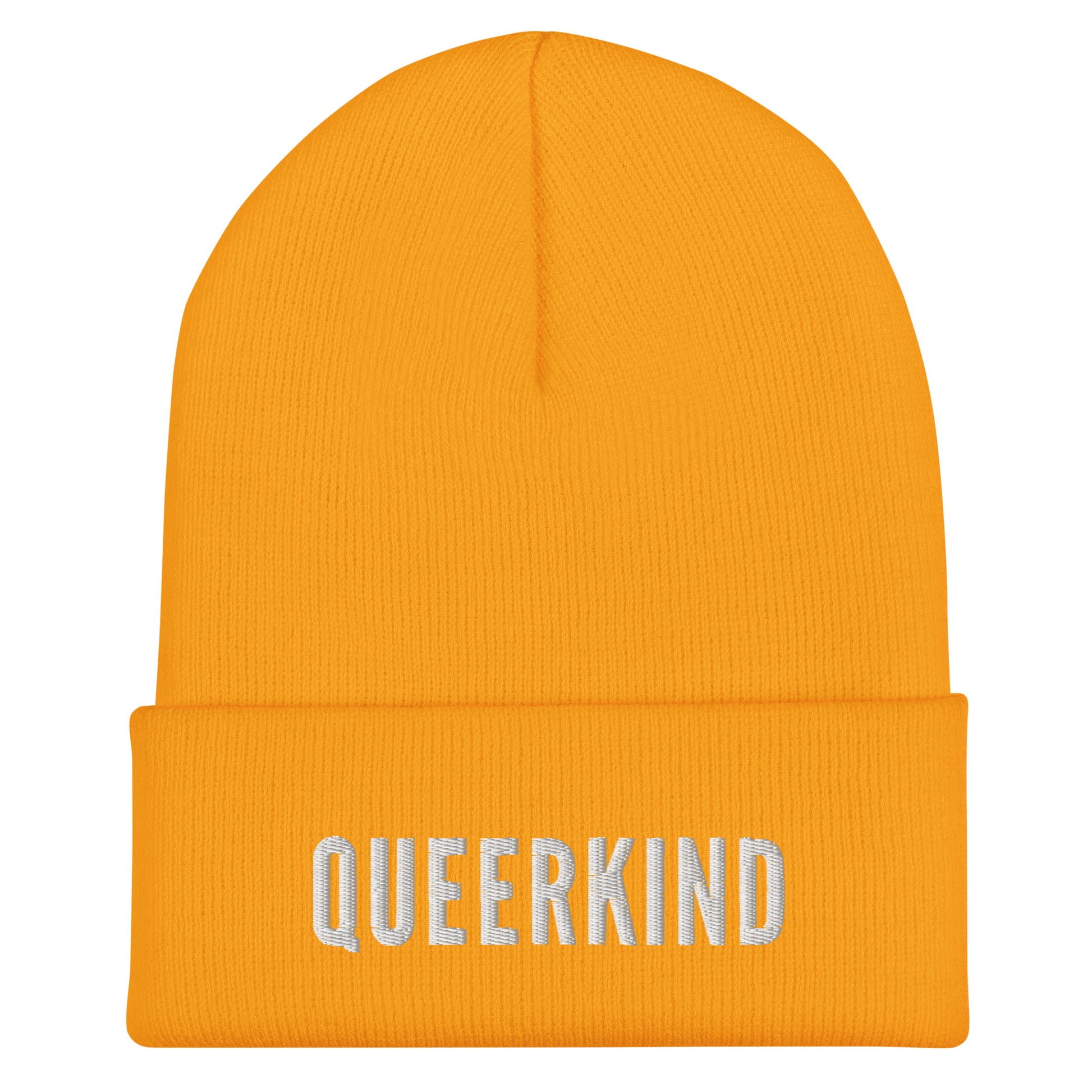 queer beanie, gay beanies, gay pride beanie, queerkind beanie, yellow gay beanie