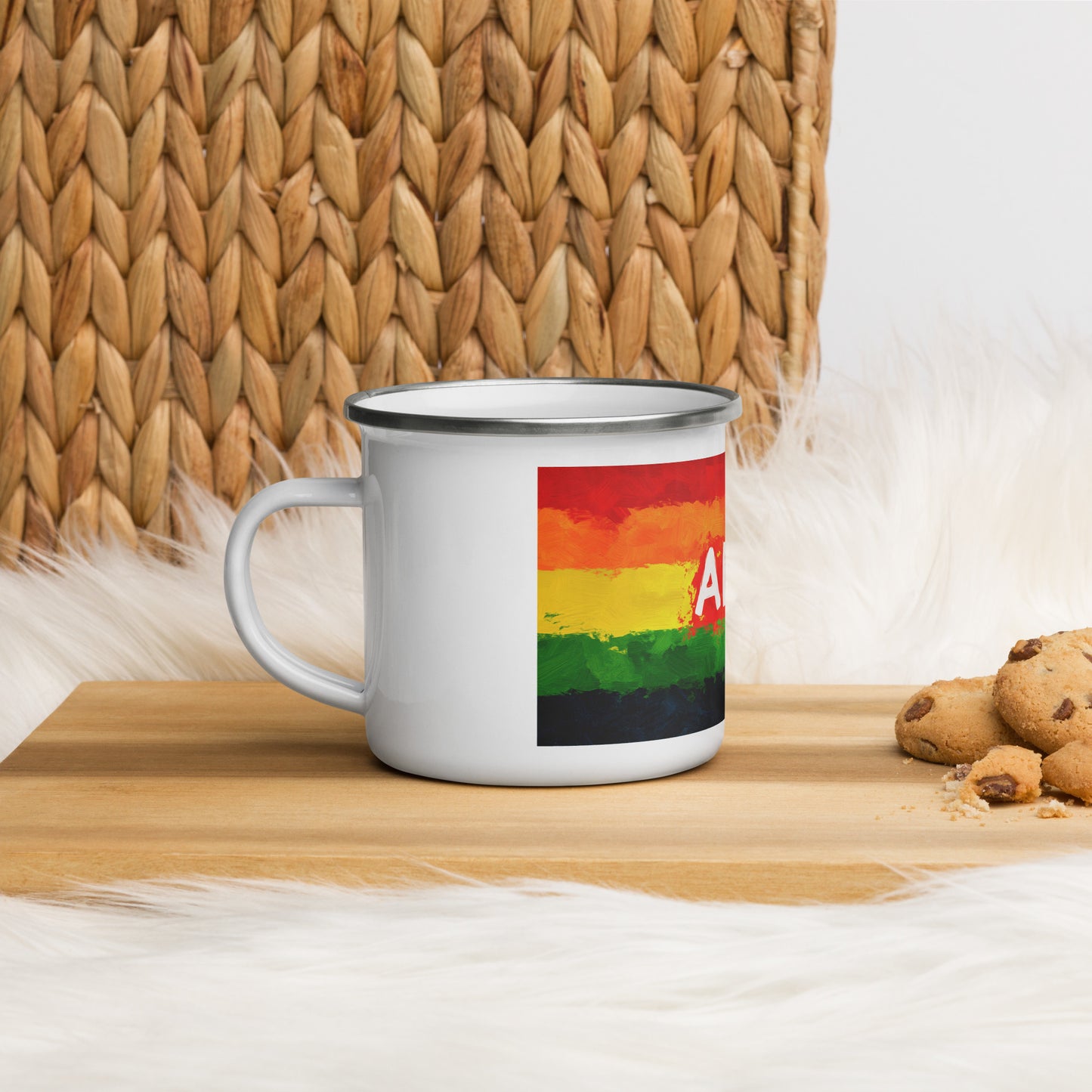 ALLY Gay Pride LGBTQIA+ | Enamel Camping Mug