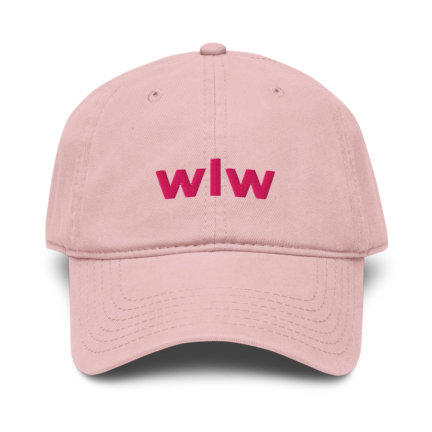 wlw hat for lesbians, wlw hat for women, womens wlw hat, wuhluhwuh hat, queer hats for women, lgbtq hats for women, pink gay hats