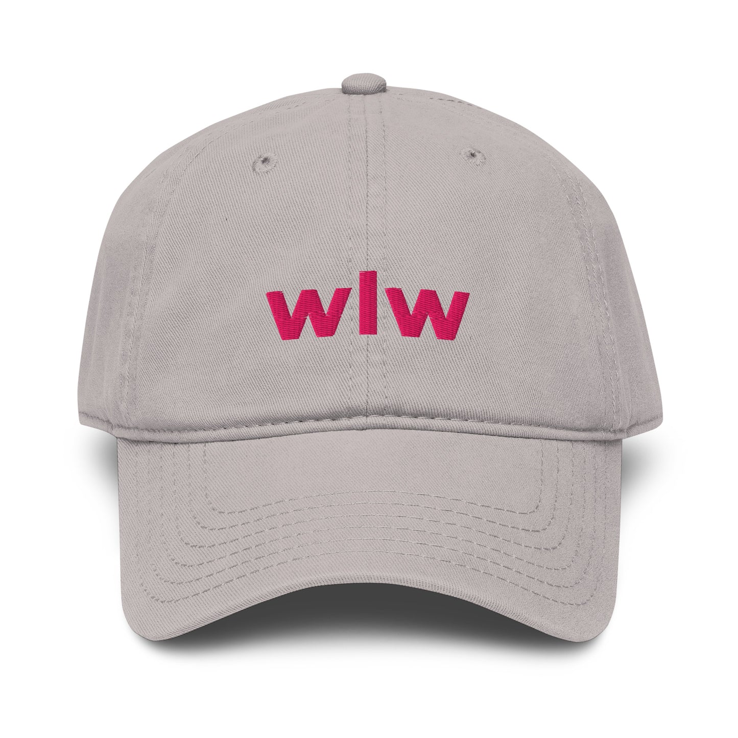 wlw hat for lesbians, wlw hat for women, womens wlw hat, wuhluhwuh hat, queer hats for women, lgbtq hats for women, pink gay hats
