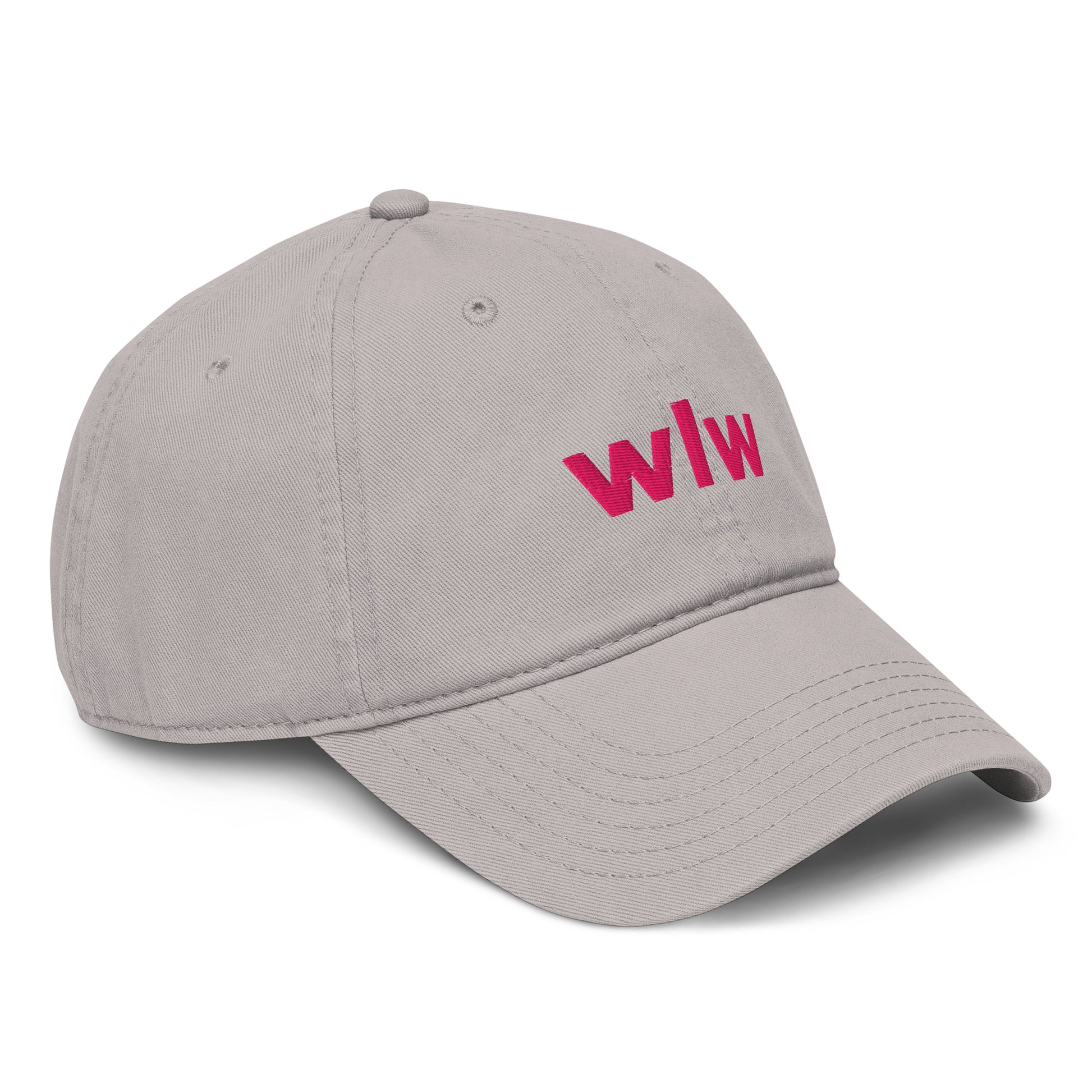wlw hat for lesbians, wlw hat for women, womens wlw hat, wuhluhwuh hat, queer hats for women, lgbtq hats for women, pink gay hats
