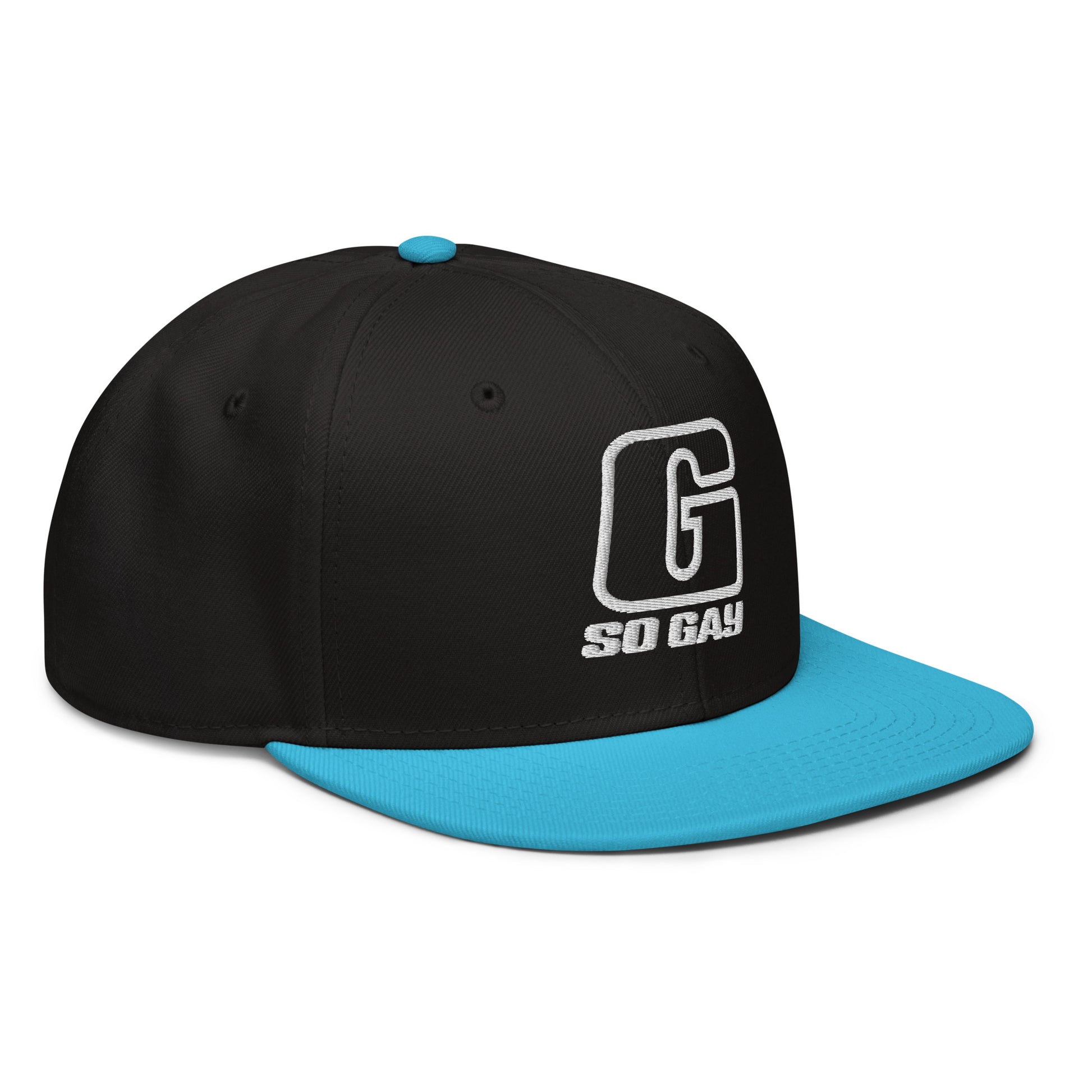 so gay gay hat for men and women, SO GAY hat for lesbians, g so gay, say gay trucker hat, gay pride hats, queer hats, queer trucker hat no rainbow, gay hats without rainbows