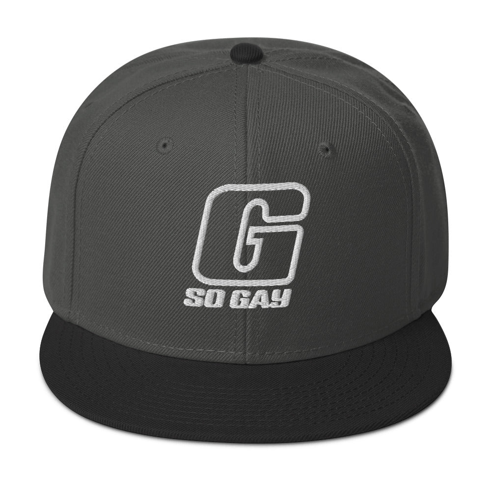 so gay gay hat for men and women, SO GAY hat for lesbians, g so gay, say gay trucker hat, gay pride hats, queer hats, queer trucker hat no rainbow, gay hats without rainbows