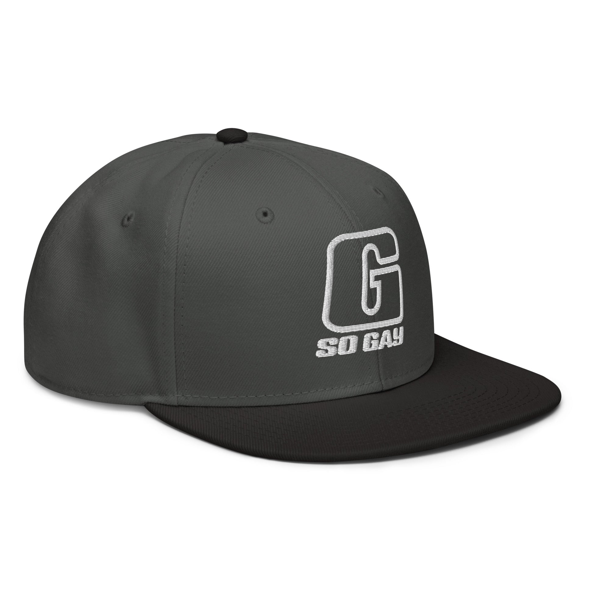 so gay gay hat for men and women, SO GAY hat for lesbians, g so gay, say gay trucker hat, gay pride hats, queer hats, queer trucker hat no rainbow, gay hats without rainbows