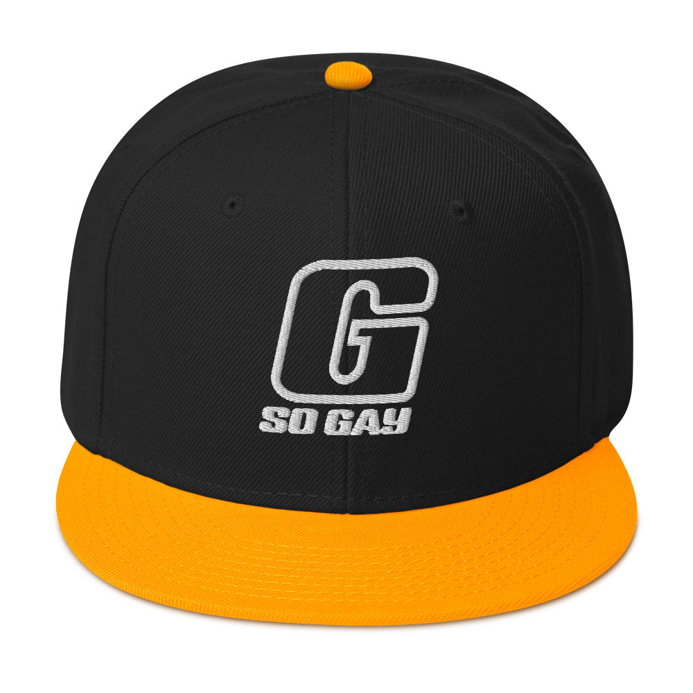 so gay gay hat for men and women, SO GAY hat for lesbians, g so gay, say gay trucker hat, gay pride hats, queer hats, queer trucker hat no rainbow, gay hats without rainbows