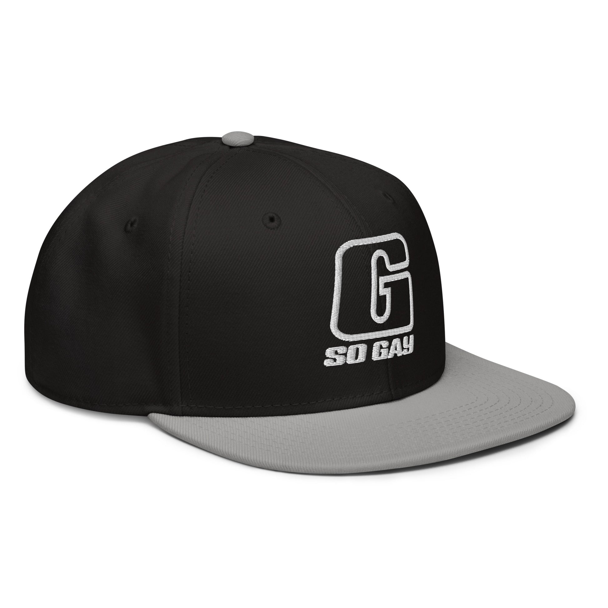 so gay gay hat for men and women, SO GAY hat for lesbians, g so gay, say gay trucker hat, gay pride hats, queer hats, queer trucker hat no rainbow, gay hats without rainbows