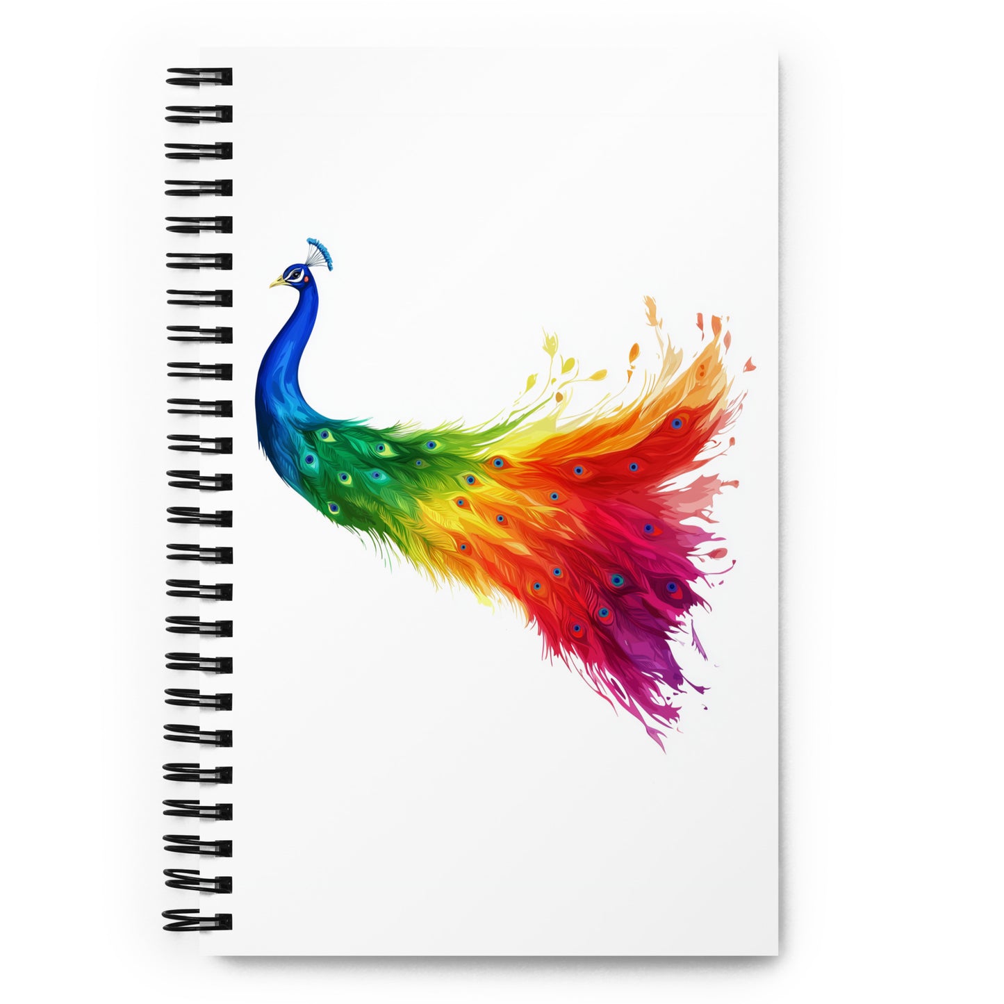 gifts for gays and lesbian writers peacock notebook, peacock cover notebook for writers