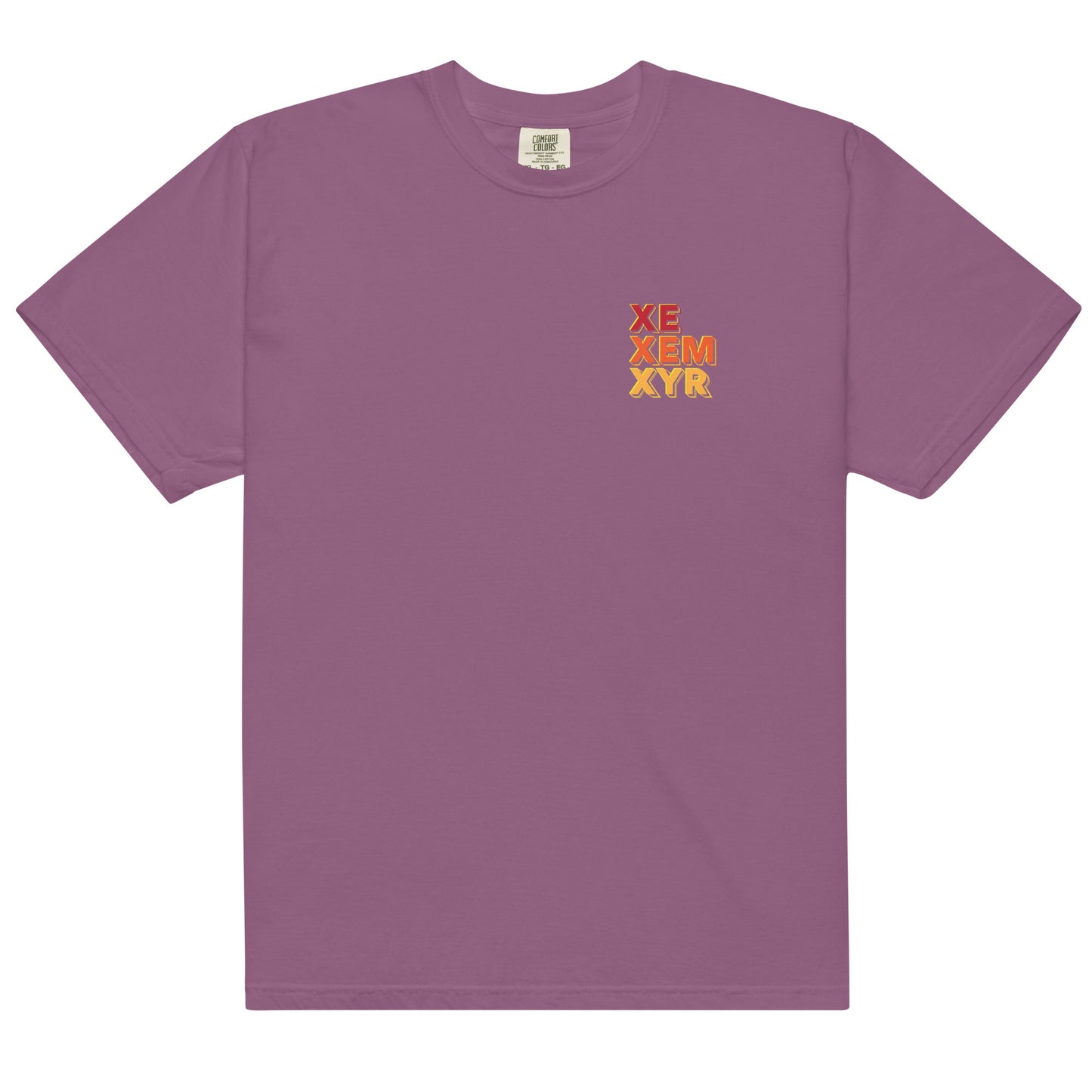 Xe Xem Xyr Neo Pronouns | Unisex Garment-dyed Heavyweight T-shirt