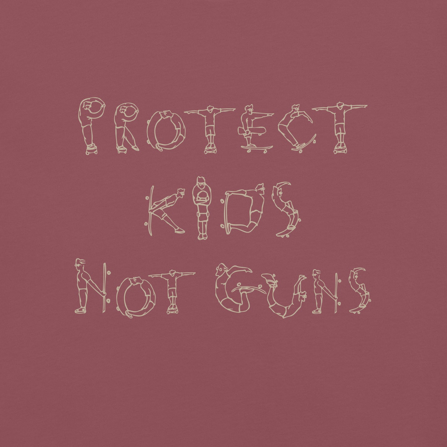 protect kids not guns tshirt for people who want gun control