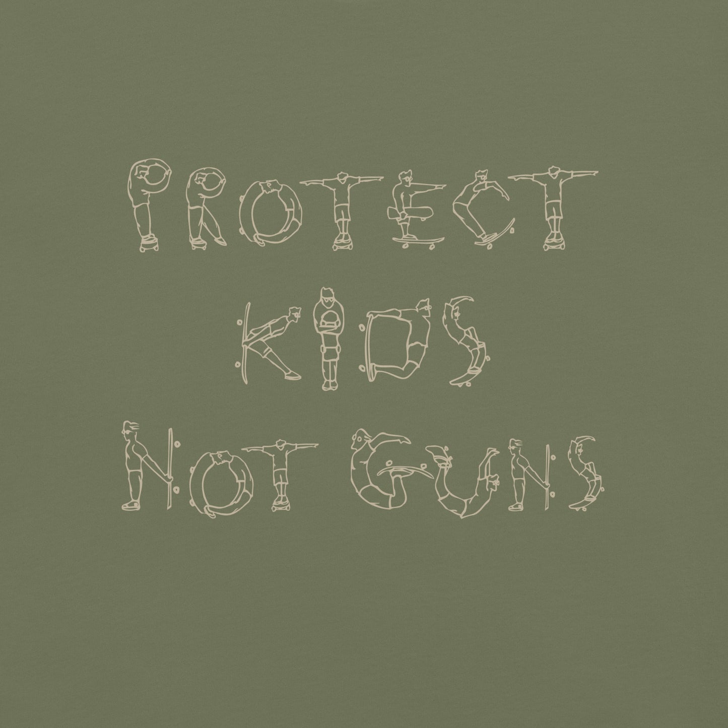 protect kids not guns tshirt for people who want gun control