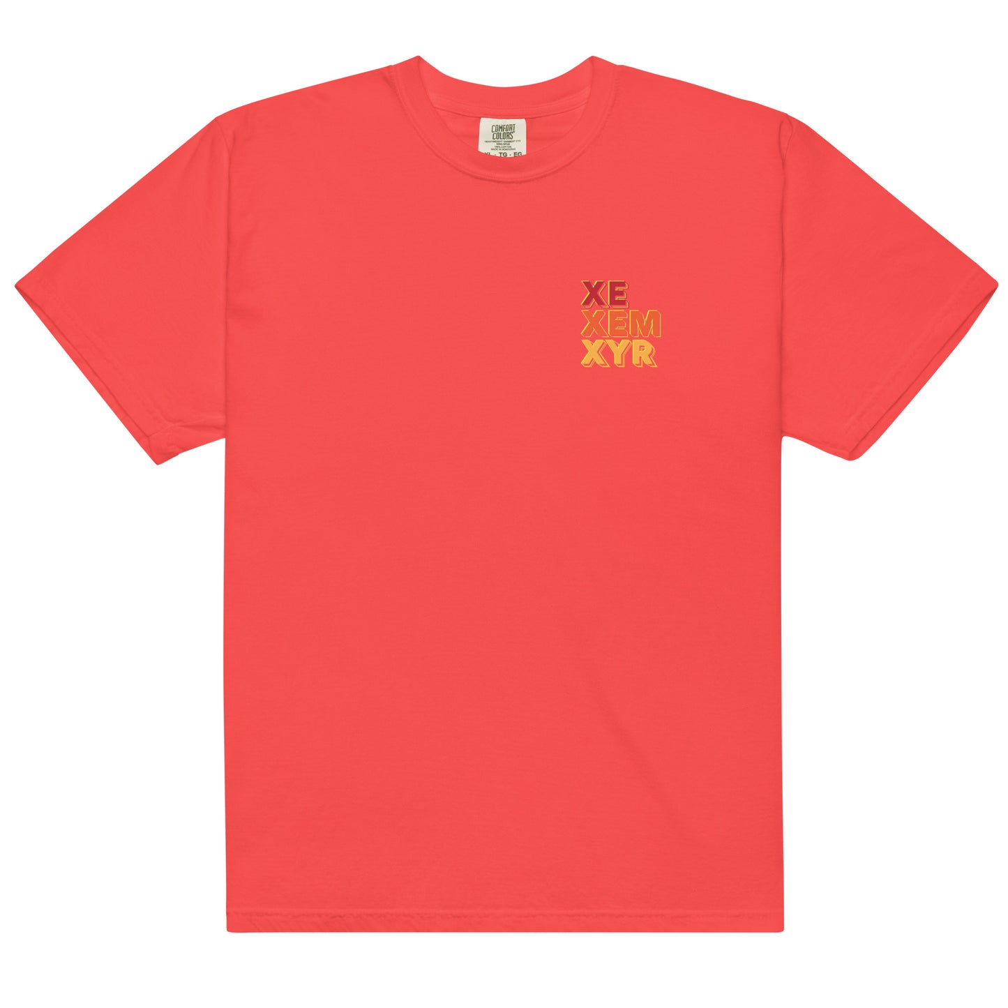 Xe Xem Xyr Neo Pronouns | Unisex Garment-dyed Heavyweight T-shirt