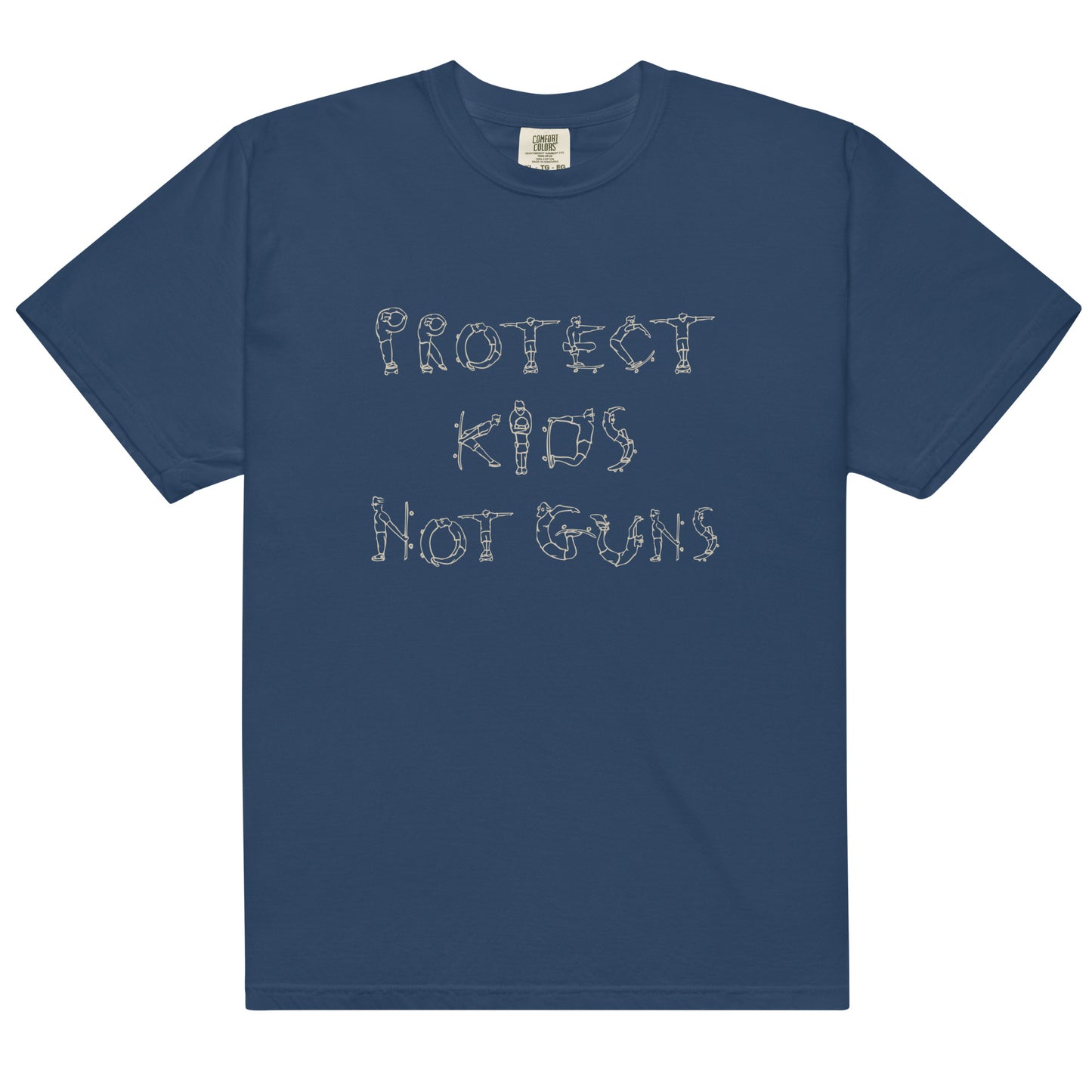 protect kids not guns tshirt for people who want gun control