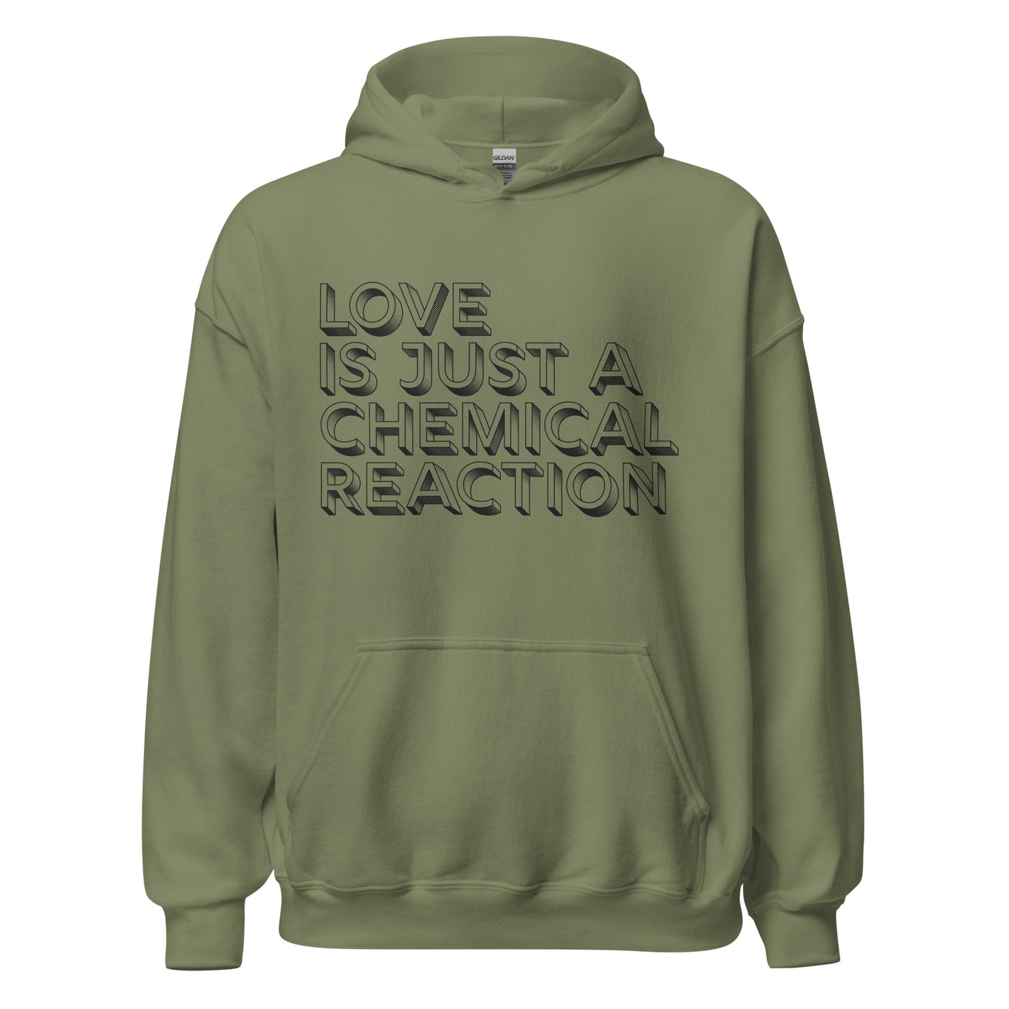 love is just a chemical reaction hoodie