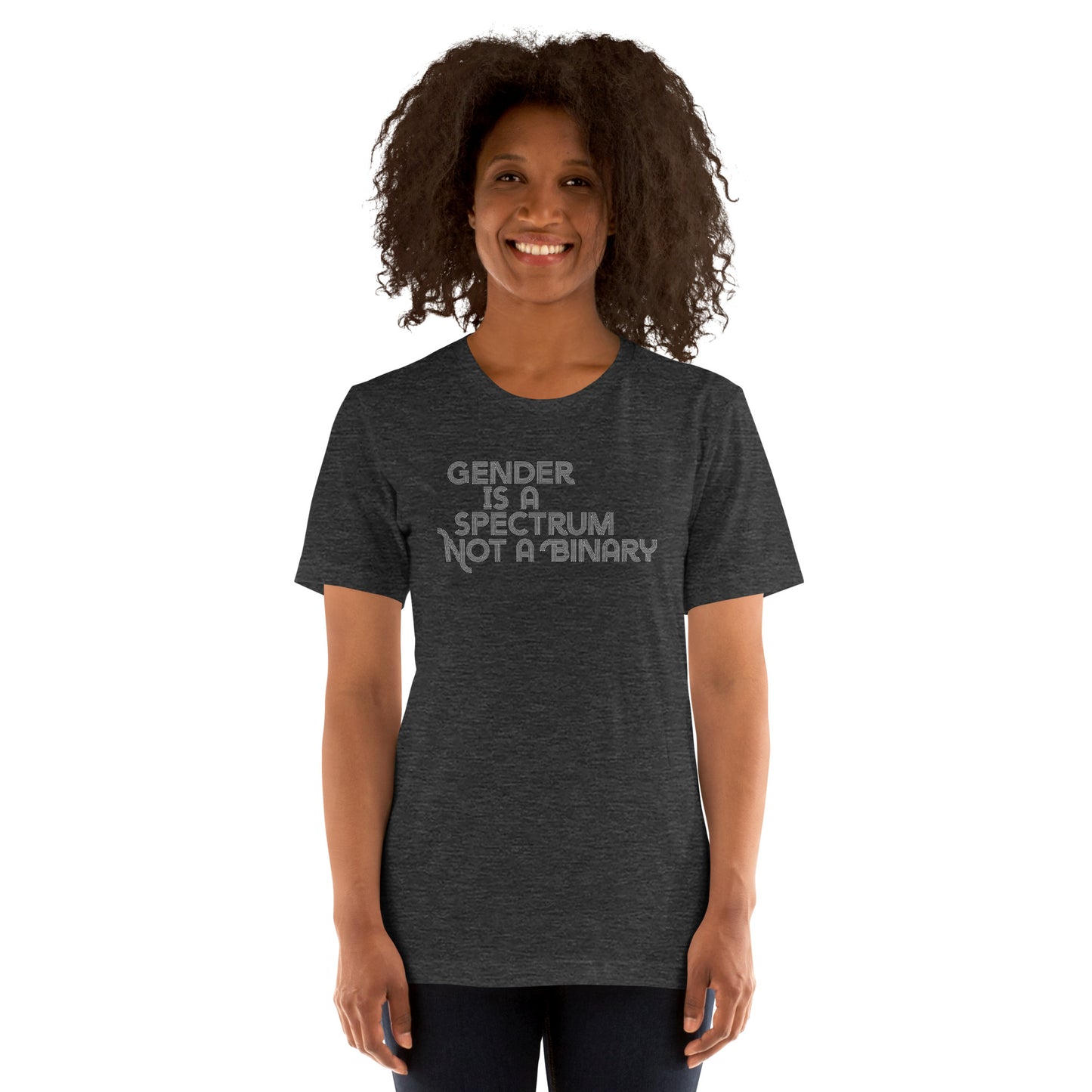 Gender is a Spectrum Not a Binary | Bella & Canvas Unisex T-shirt