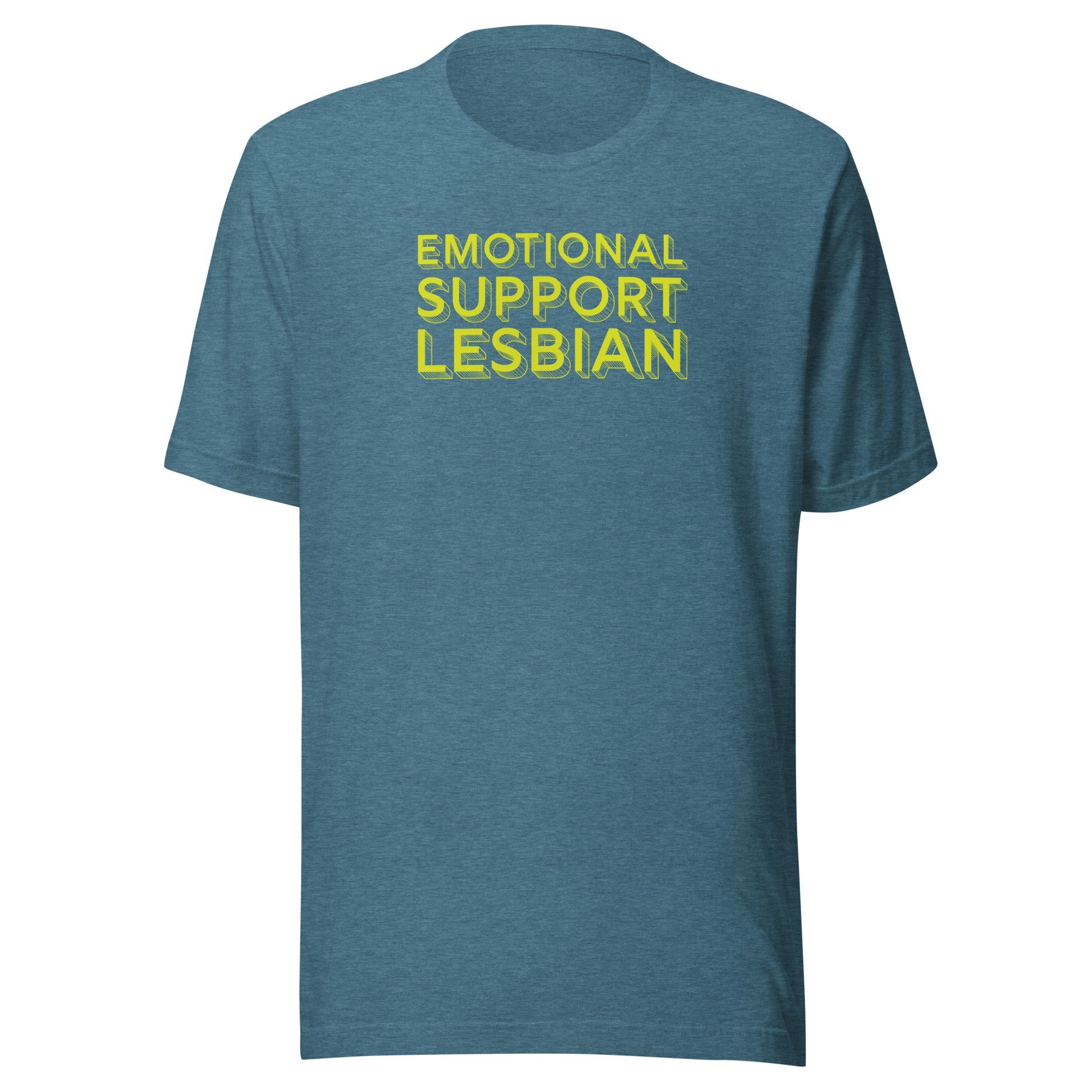 emotional support lesbian tshirt