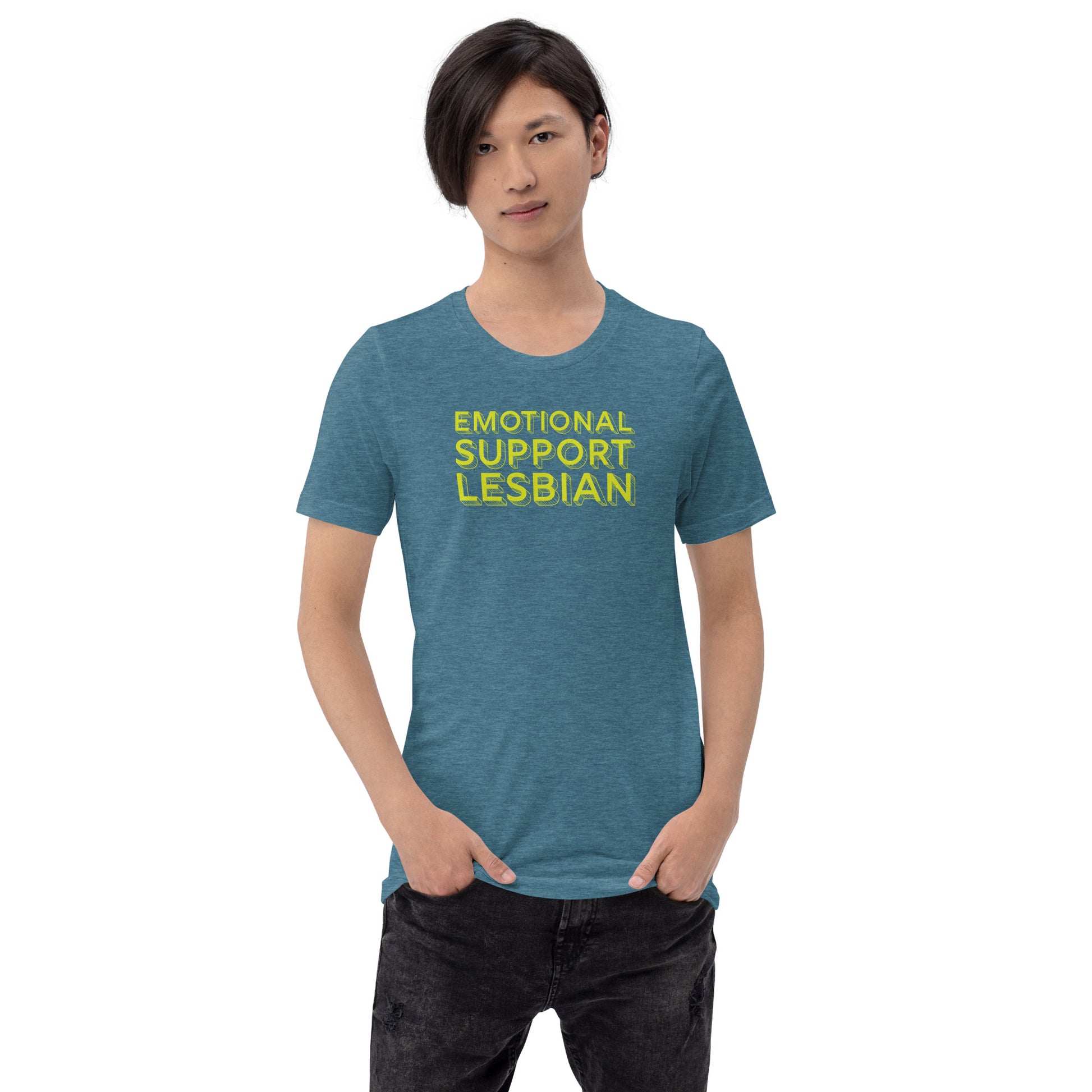 emotional support lesbian tshirt