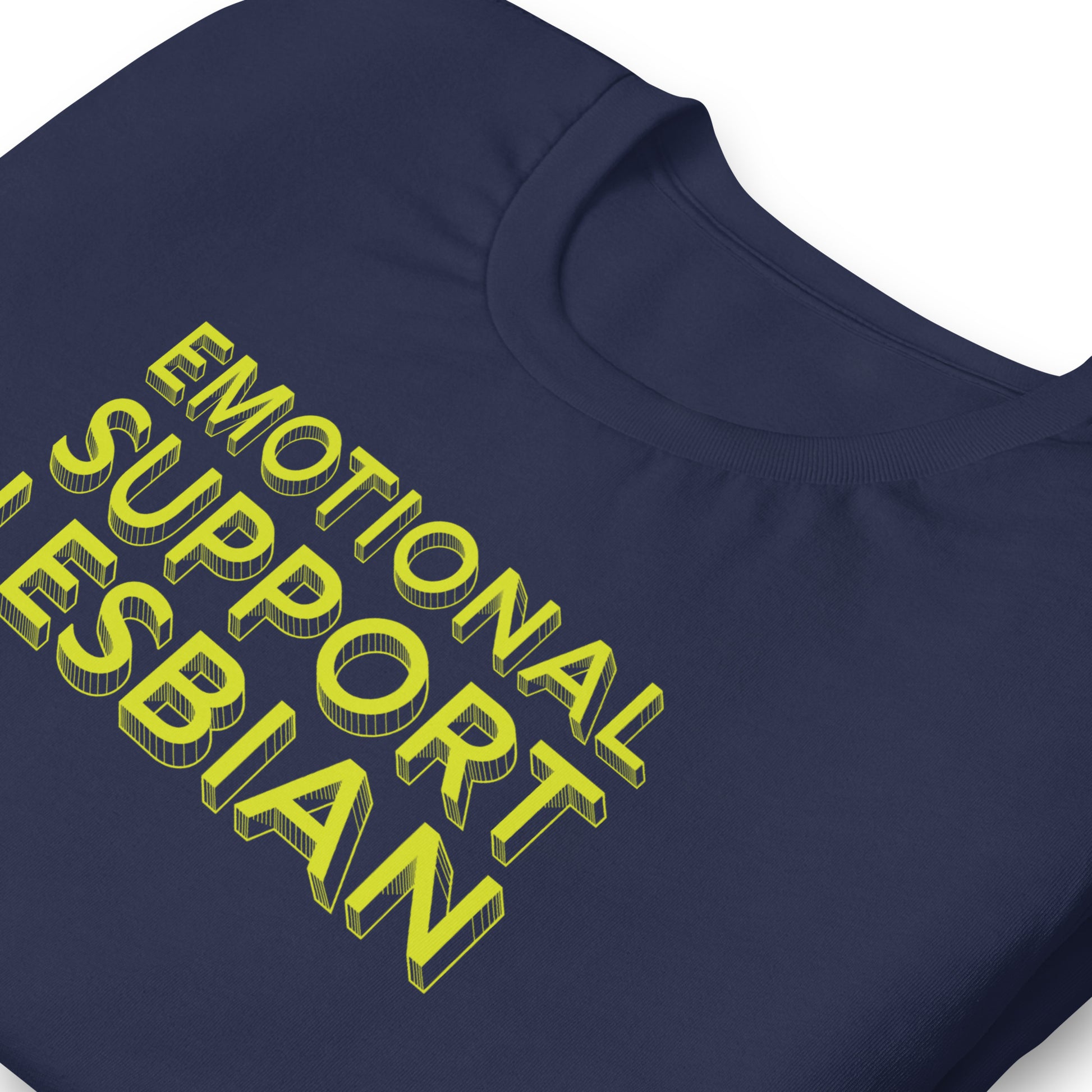 emotional support lesbian tshirt