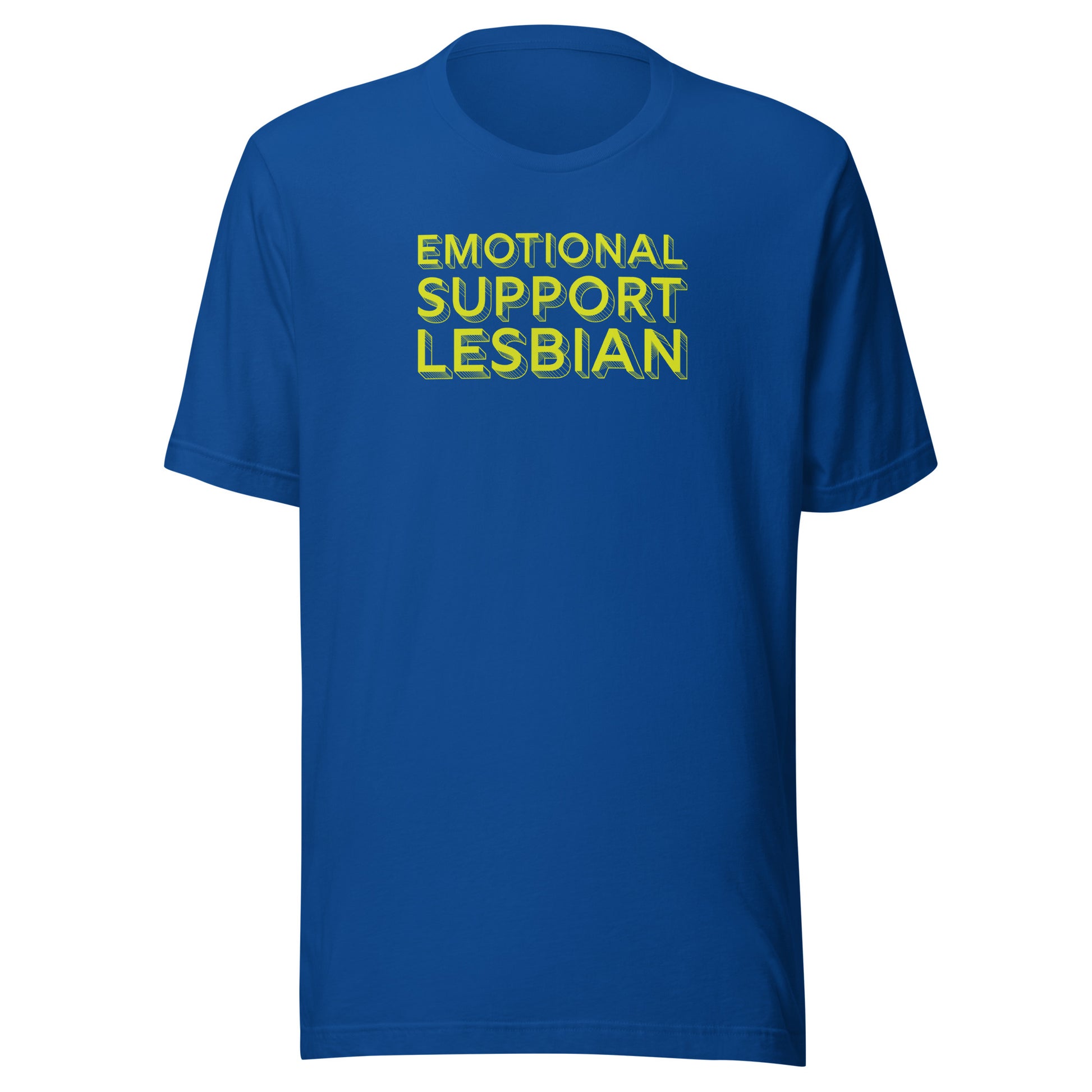 emotional support lesbian tshirt