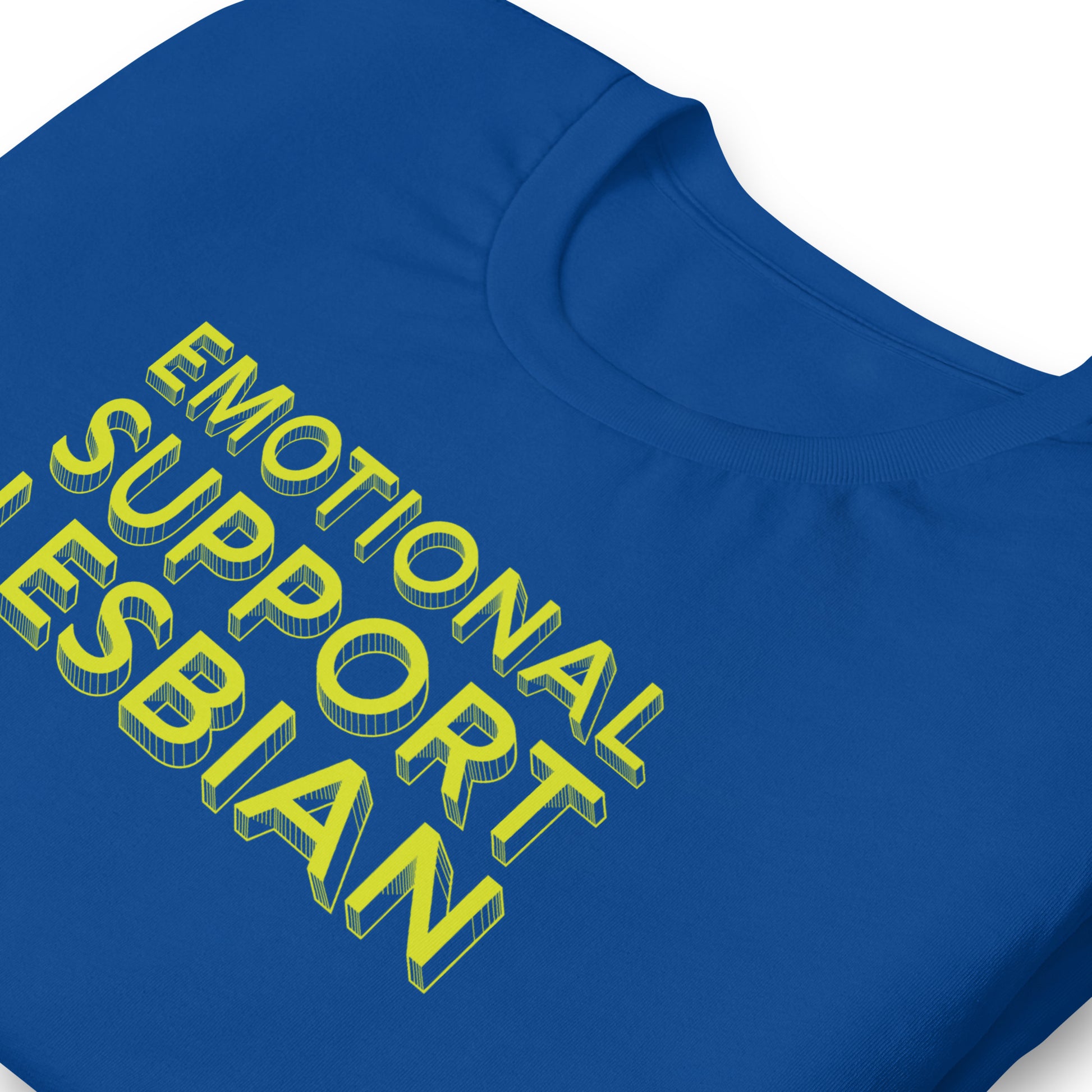 emotional support lesbian tshirt