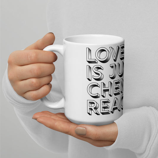 Queer Mug - Love is Just a Chemical Reaction - White glossy mug